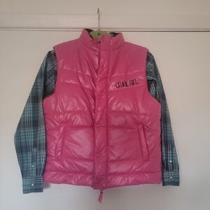 Cruel Girl Pink Puffer Vest
